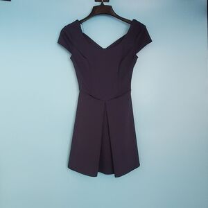 B. Darlin Dress Size 5/6 Navy Blue Cap Sleeve